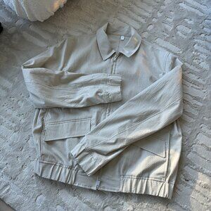 COS SEERSUCKER BLOUSON JACKET